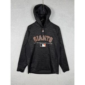 Majestic Hoodie Men's Size M Gray San Francisco Giants MLB Baseball